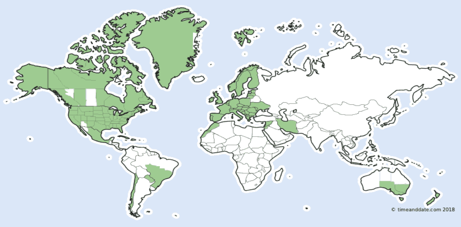 World time com. Страны оси на карте. Countries with Daylight saving. Timean.